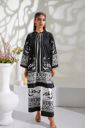 Noir Grace Printed 2-Piece Lawn Suit – Black & White
